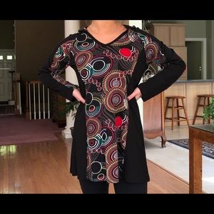 Super cute printed comfy tunic!